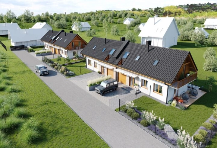 Nowy dom z dużą działką 4.38 a | Mników