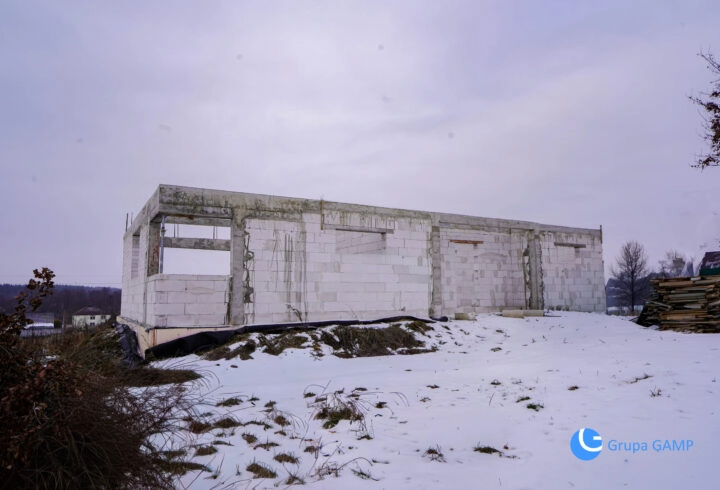 Dom 115m2, Alwernia Stan surowy+ dach