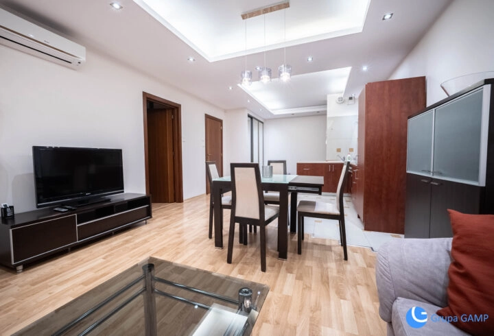 2 pok*Wiślane Tarasy*klimatyzacja, balkon, garaż