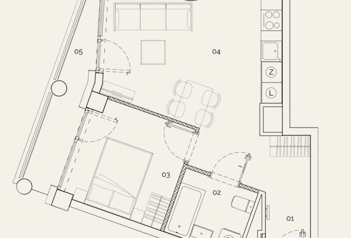 Młyny Mogilska*Pierwszy najem*40m2*m. postojowe