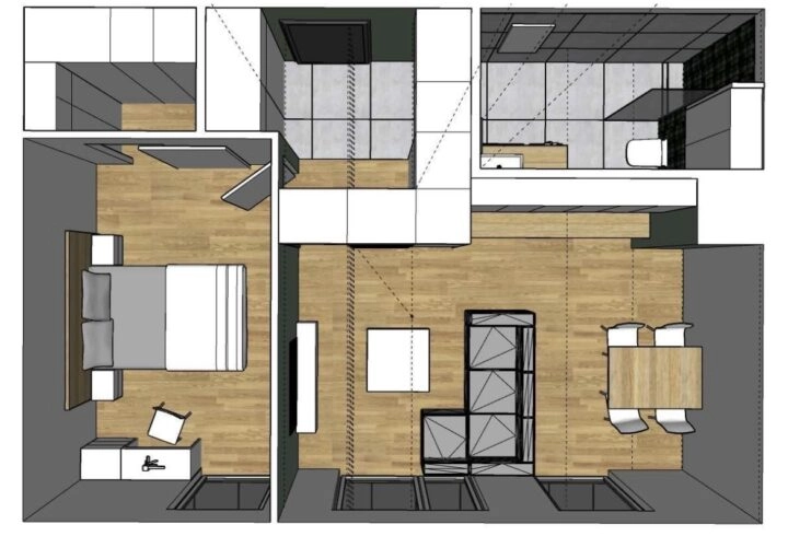 2 pokoje *Bonarka* 44m2 nowe budownictwo