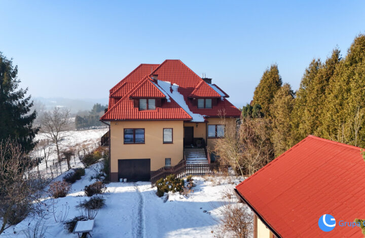 Gaj: Duży dom 400m2, 18 ar, dwa mieszkania