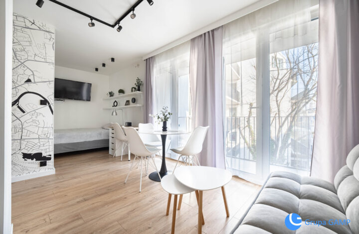 Nowoczesne studio, blisko centrum! 30m+ balkon