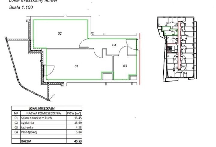 2-pok. 41m2 | Stańczyka - Bronowice | od zaraz
