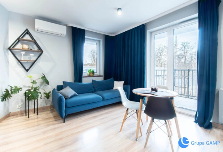 2-pok. *Na Dołach* Zabłocie, klimatyzacja, balkon