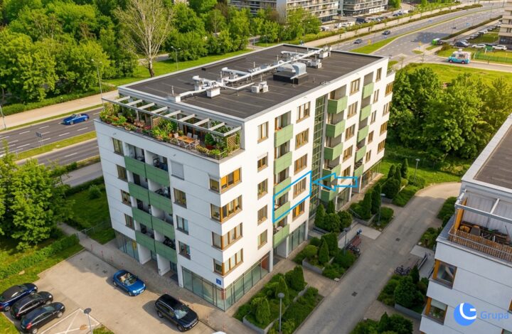 Grzegórzki|2 pokoje z balkonem, garażem i komórką