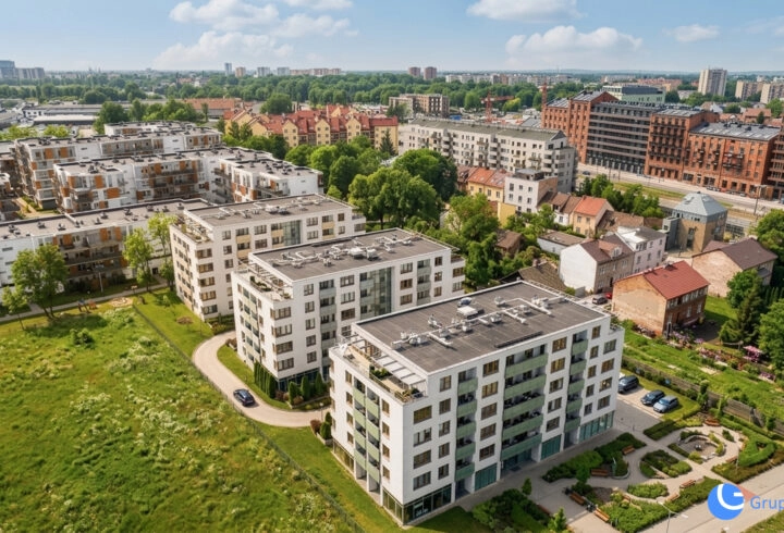 Grzegórzki|2 pokoje z balkonem, garażem i komórką
