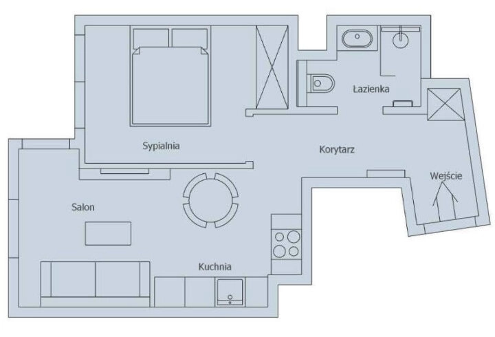 2-pok. stylowe mieszkanie *Mogilska Tower*5 piętro