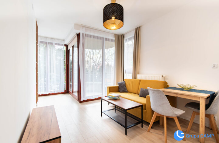 Nowoczesne studio *Lubostroń* 30m2 ogród | balkon