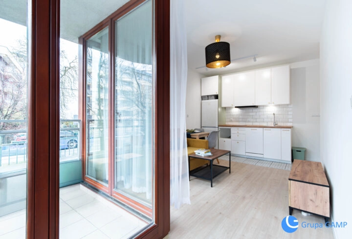 Nowoczesne studio *Lubostroń* 30m2 ogród | balkon