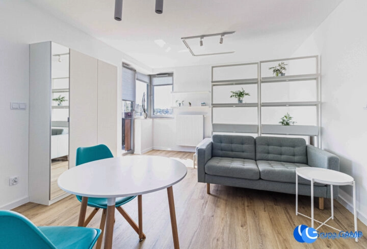 Nowoczesne studio *Saska* Podgórze – balkon !