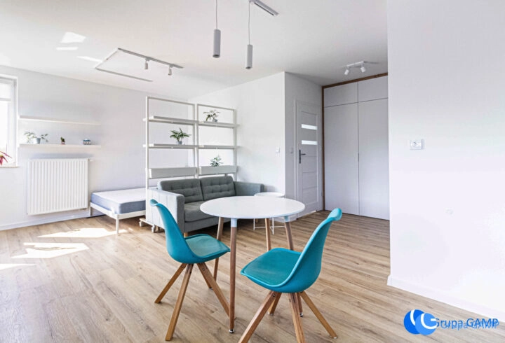 Nowoczesne studio *Saska* Podgórze – balkon !