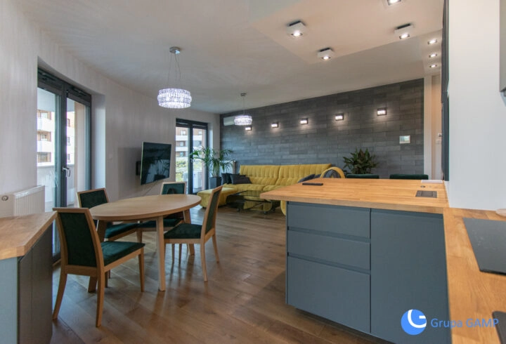 3-pok mieszkanie z klimatyzacją, Wiślane Tarasy