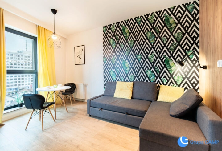 Nowoczesne Studio *Mogilska* 6 piętro | loggia