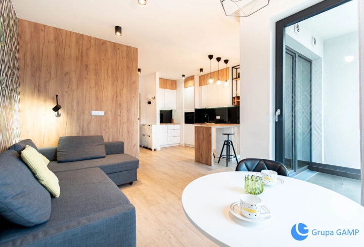 Nowoczesne Studio *Mogilska* 6 piętro | loggia