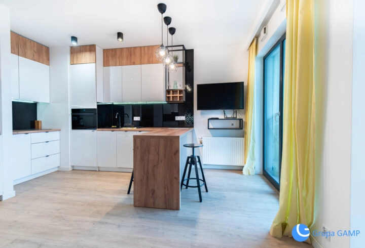 Nowoczesne Studio *Mogilska* 6 piętro | loggia