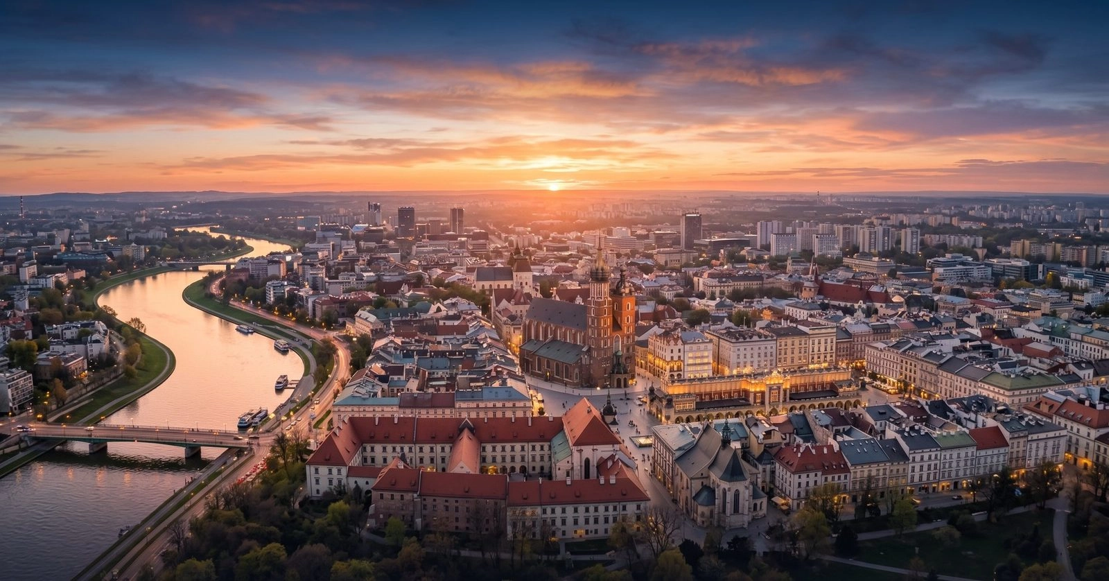 Kupno mieszkania Kraków krok po kroku - panorama Krakowa 2026