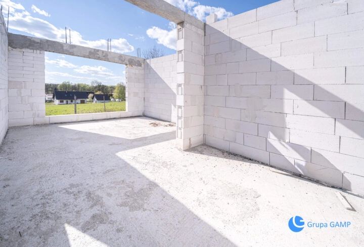 Dom 115m2, Alwernia Stan surowy+ dach