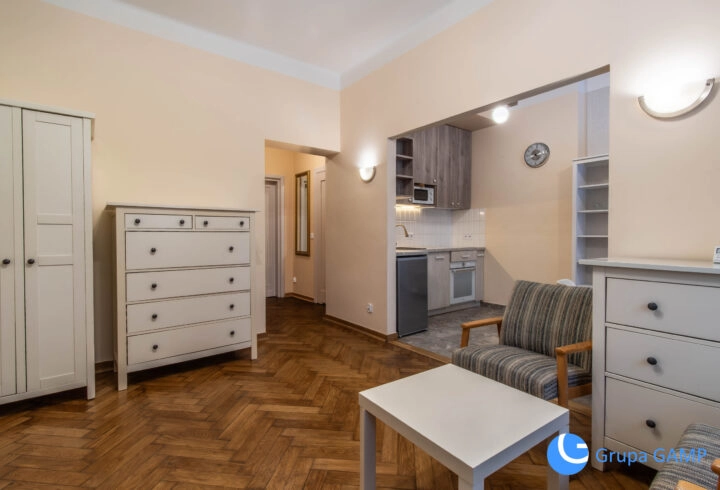 Studio z otwartą kuchnia 34 m2+balkon*P.Inwalidów*