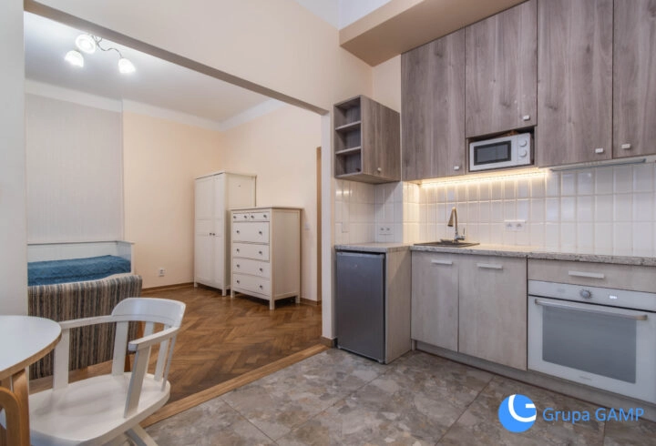 Studio z otwartą kuchnia 34 m2+balkon*P.Inwalidów*