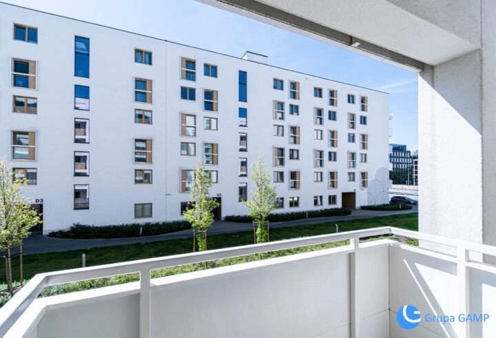 Nowoczesne studio *Saska* Podgórze – balkon !