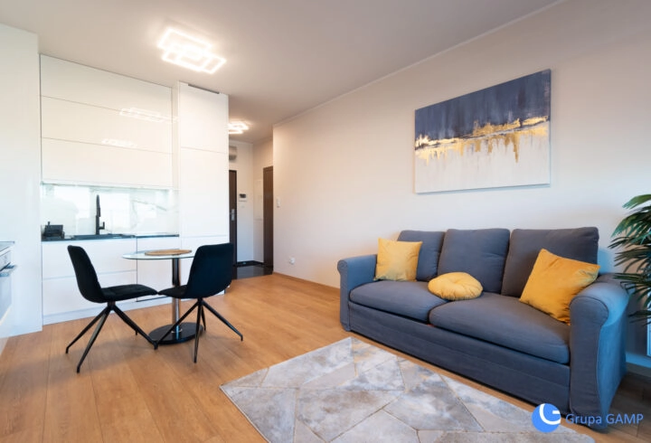 Wiślane Tarasy, Grzegórzki, kawalerka 28m2, balkon