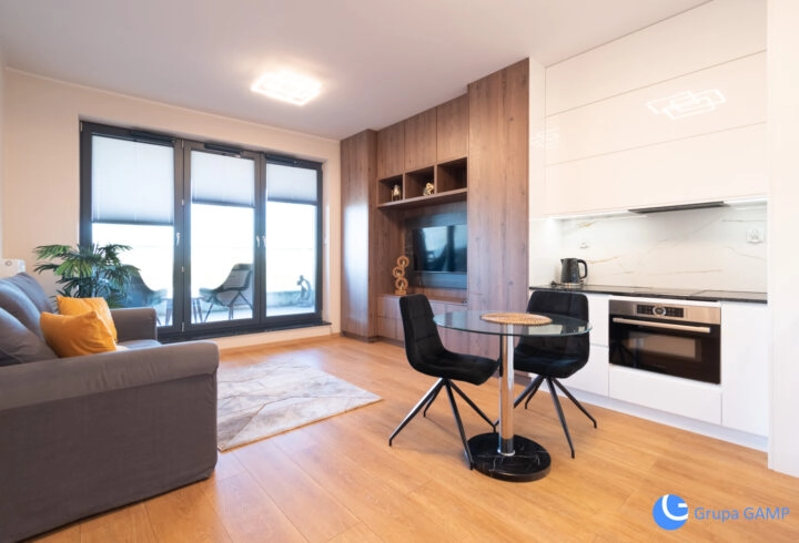 Wiślane Tarasy, Grzegórzki, kawalerka 28m2, balkon