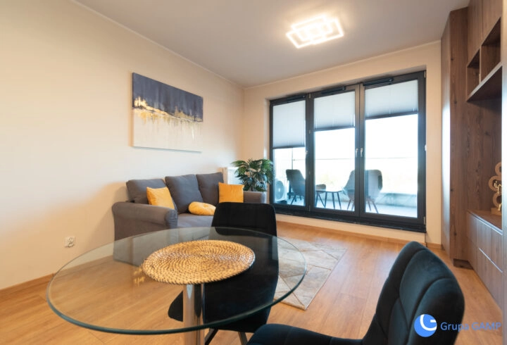 Wiślane Tarasy, Grzegórzki, kawalerka 28m2, balkon
