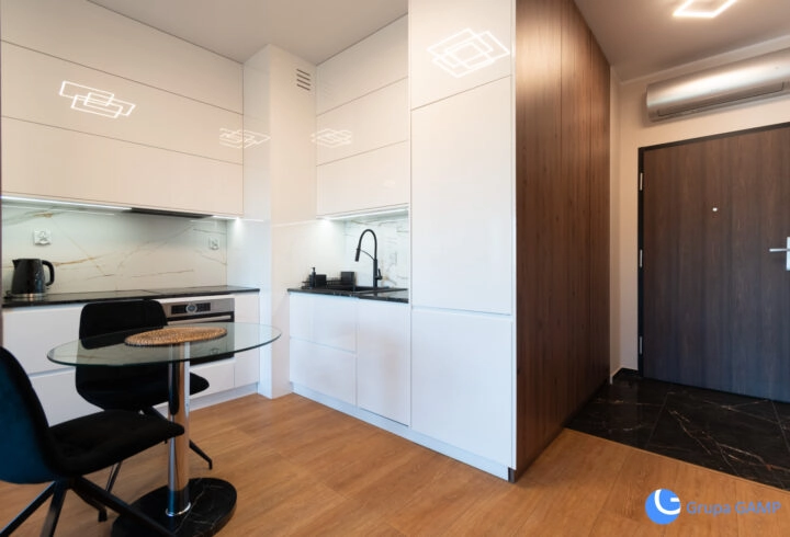 Wiślane Tarasy, Grzegórzki, kawalerka 28m2, balkon