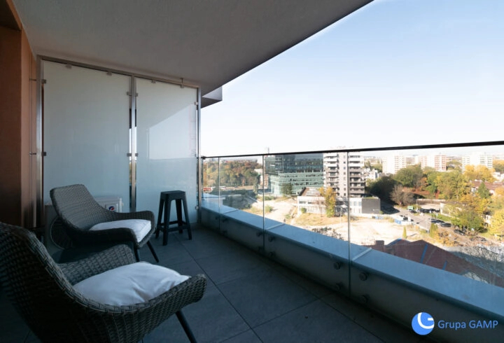 Wiślane Tarasy, Grzegórzki, kawalerka 28m2, balkon