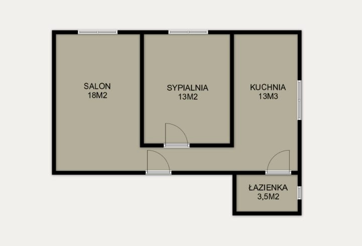 2-pok. 52m2 | Chrzanów | widok na las