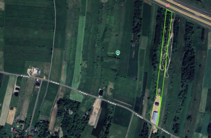 Działka inwestycyjna | Grojec | MPZP-04 U-P