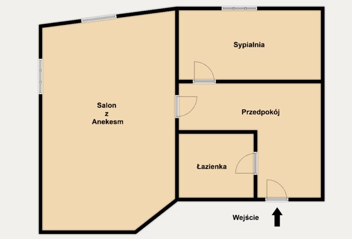 Bezczynszowe 2-pok*60m2*Dietla*Stare Miasto