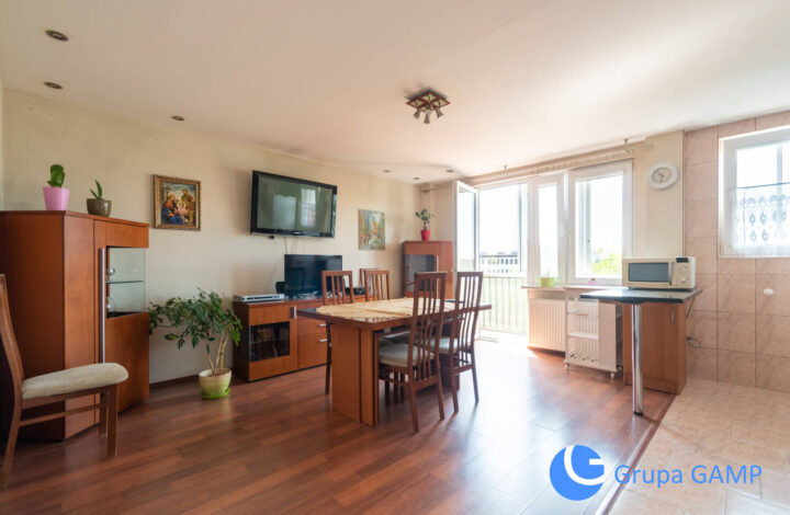 3-pok, 53 m2, ul. Wybickiego, Krowodrza, balkon