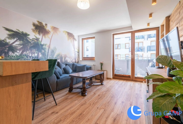 3-pok.  64m² balkon i ogródek | Nowe budownictwo