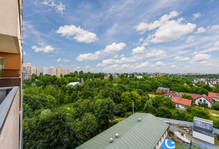 3-pok 47m2 *klima*10m2 balkon, widok na zieleń