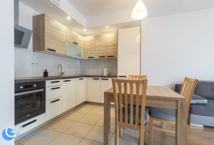 *Riverside* Zabłocie, 44 m2, 2 pokoje, balkon