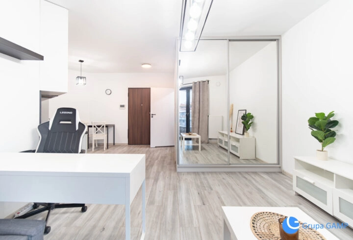 Nowoczesne studio* Wiślane Tarasy 2.0* 6 piętro