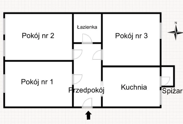 Trzy niezależne pok. 79m2, Orzeszkowej, Kazimierz!
