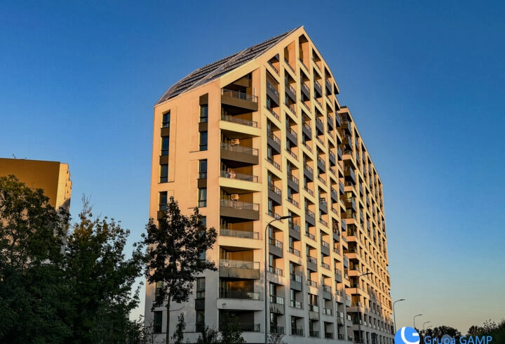 2pok, 34m2, *Mogilska Tower* Balkon, Parking