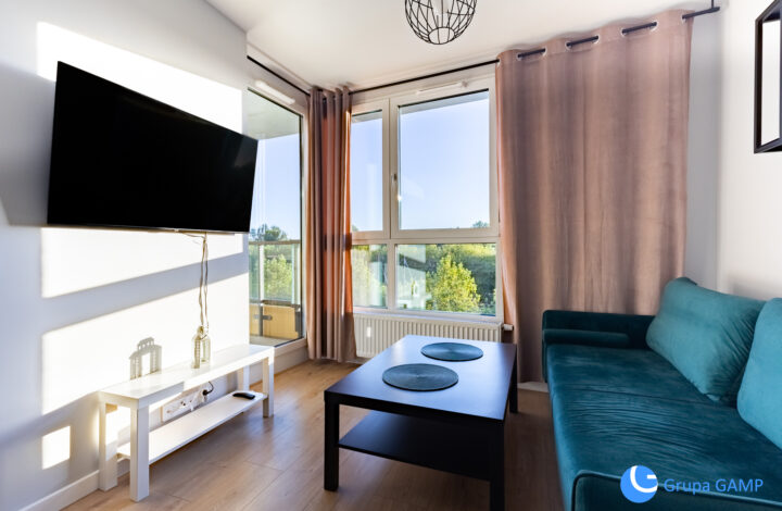2pok, 34m2, *Mogilska Tower* Balkon, Parking