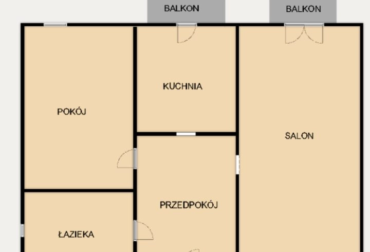 Słoneczne 2-pok, 47 mkw, Marii Dąbrowskiej, balkon