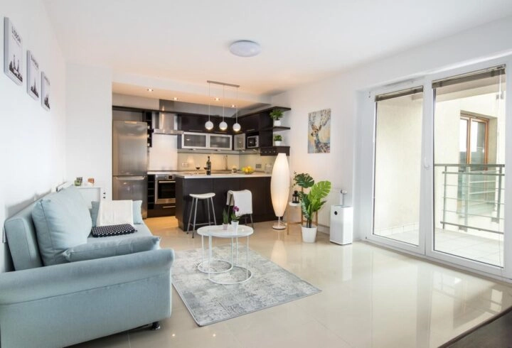 Studio 38m2 *Wisła Residence Piwna* balkon