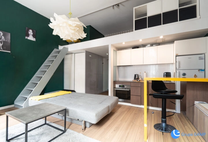 28m² z antresolą | Stare Podgórze | Pl. Boh. Getta