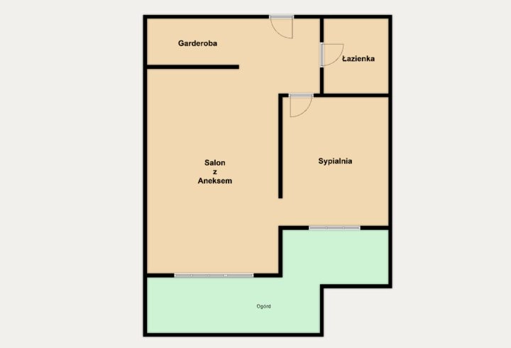 Nowe 2-pok*45m2*Głowackiego*ogórdek*parking