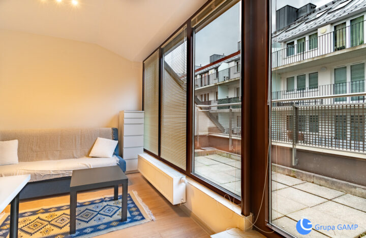 Słoneczne studio|2600 All|DuŻy taras|Krowodrza
