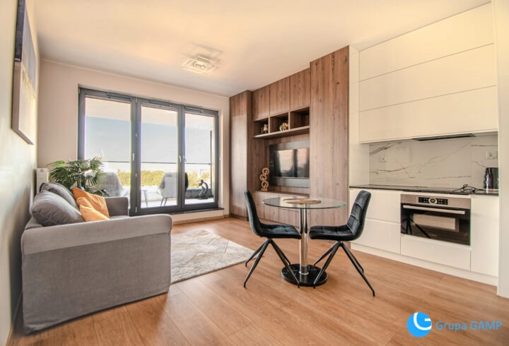 Wiślane Tarasy, Grzegórzki, kawalerka 28m2, balkon