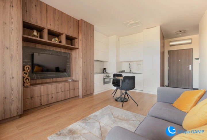 Wiślane Tarasy, Grzegórzki, kawalerka 28m2, balkon