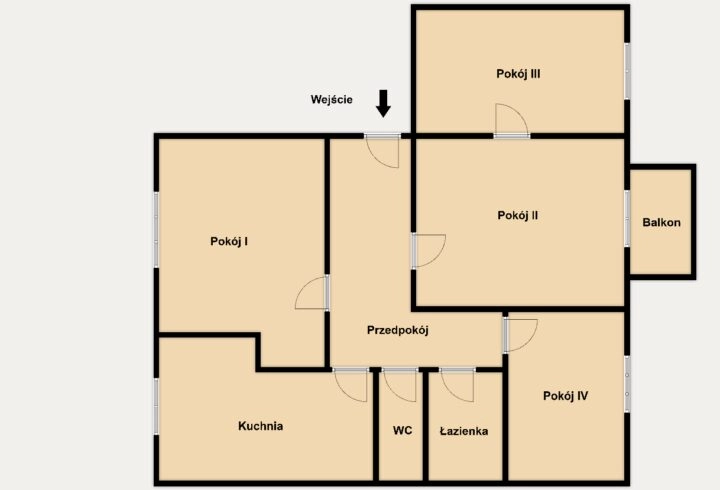 4-pok. 65m2*Pilotów*balkon*piwnica