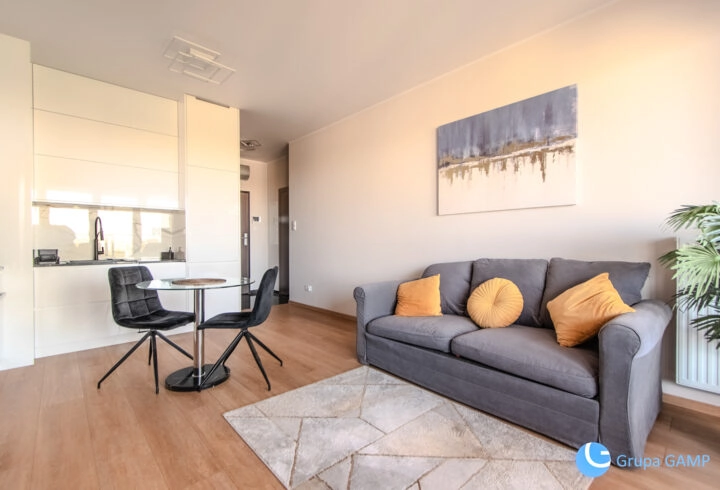 Wiślane Tarasy, Grzegórzki, kawalerka 28m2, balkon